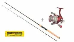 SPRO Ridge Spin 30 240cm 10-30g + SPRO RED ARC Tuff-Body 10200