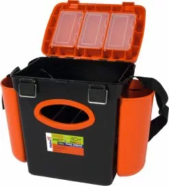 Isfiskedunk Orange / Svart