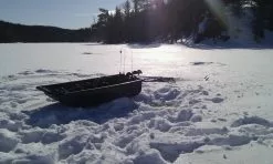 Isfiskepulk 122x63x27cm