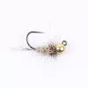 Tungsten Nymfe Goldhead Brown #12