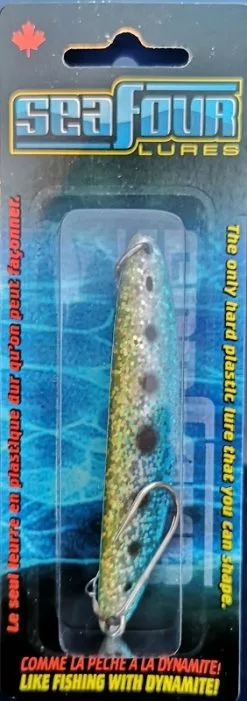 SeaFour 4" Blue Yellow Spot Pearl