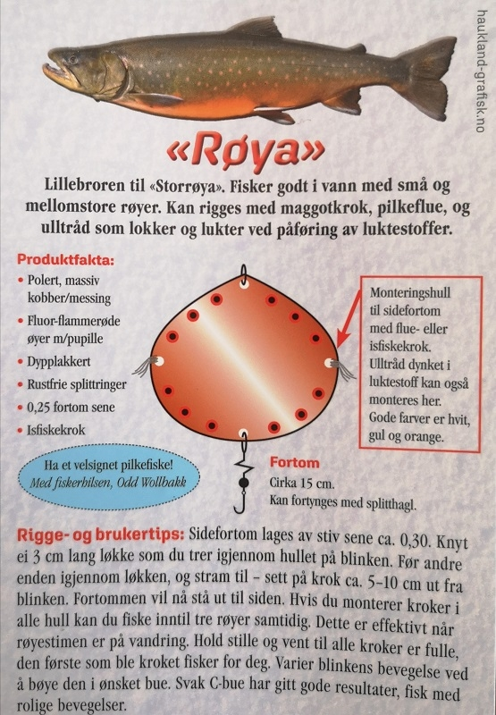 Røya Kobber, 65x75mm, 20g. - Bilde 2