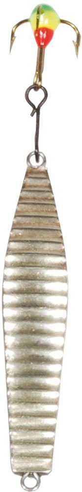 Vickepirken Sølv/Sølv Riflet, 37mm, 5g.