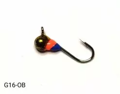 Lokkemeitekrok Gull/Rød/Blå, #16