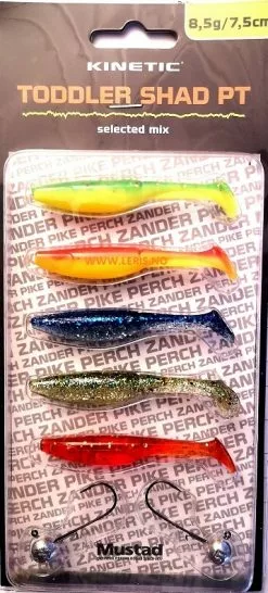 Kinetic Toddler Shad PT 8,5g/7,5cm - Selected Mix