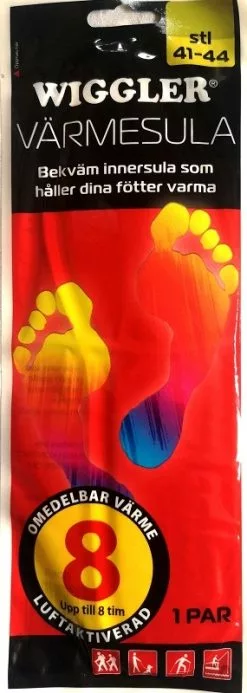 Fotvarmer Såle 41-44 2pk.